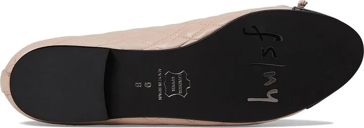 French Sole Tamara Women's Shoes Nude/Black : 6 M, Leather/Microfiber - Image 3