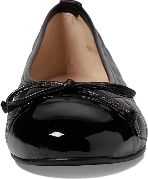 French Sole Tamara Women's Shoes Nude/Black : 6 M, Leather/Microfiber - Image 6