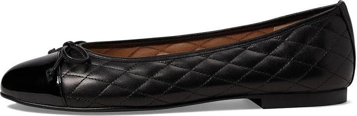 French Sole Tamara Women's Shoes Nude/Black : 6 M, Leather/Microfiber - Image 9
