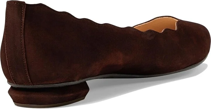 French Sole Tequila Women's Flat Shoes Chocolate Suede : 10 M, Patent Leather - Image 4