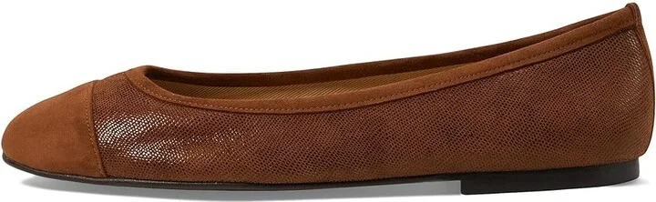 French Sole Tiffany Women's Flat Shoes Saddle Mamba Suede : 9 M, Leather/Suede - Image 5