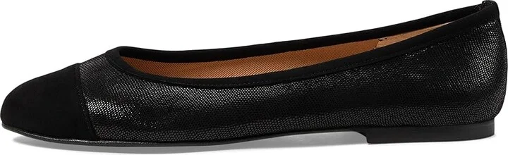 French Sole Tiffany Women's Flat Shoes Saddle Mamba Suede : 9 M, Leather/Suede - Image 9