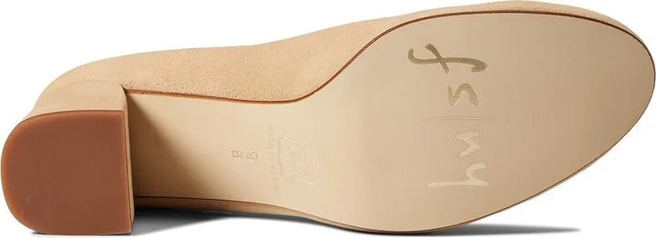 French Sole Trance Women's Flat Shoes Beige Suede : 5 M - Image 3