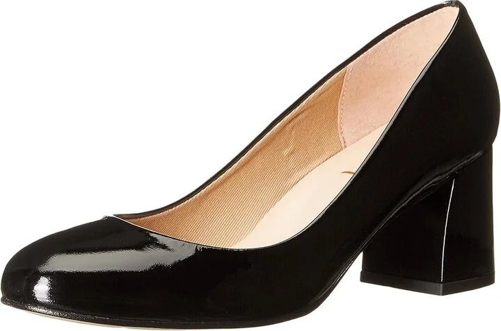 French Sole Trance Women's Flat Shoes Black Patent Leather : 5 M - Image 2