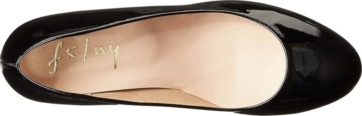 French Sole Trance Women's Flat Shoes Black Patent Leather : 5 M - Image 3