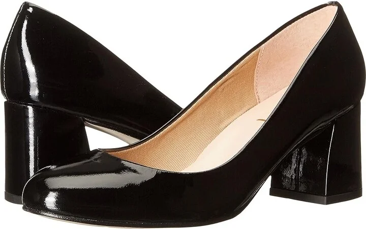French Sole Trance Women's Flat Shoes Black Patent Leather : 5 M