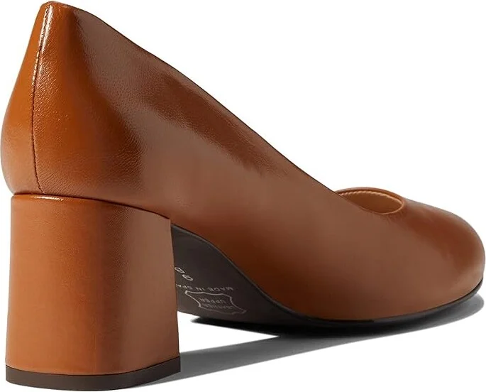 French Sole Trance Women's Flat Shoes Cognac Nappa : 5.5 M, Leather - Image 4