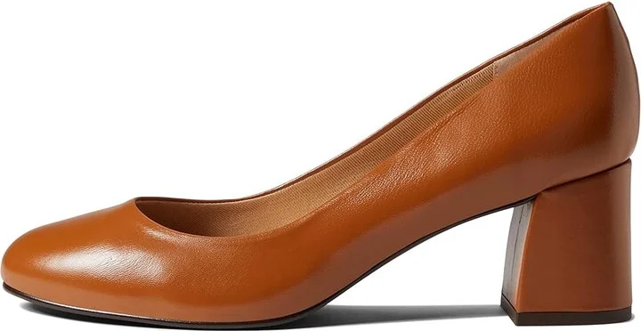 French Sole Trance Women's Flat Shoes Cognac Nappa : 5.5 M, Leather - Image 5