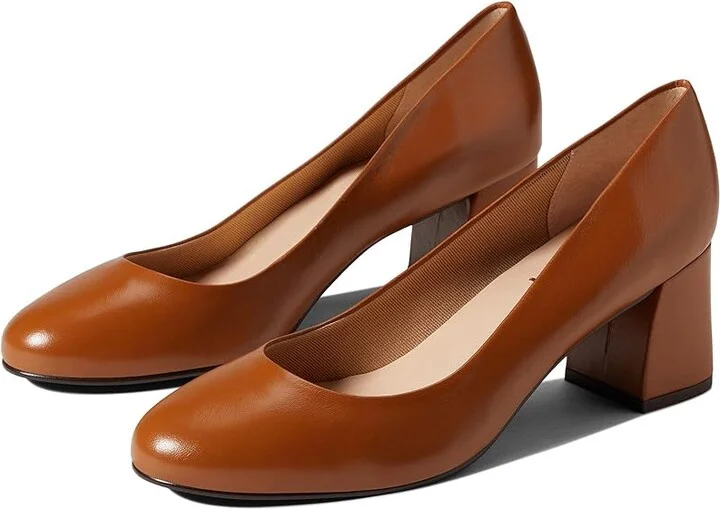 French Sole Trance Women's Flat Shoes Cognac Nappa : 5.5 M, Leather