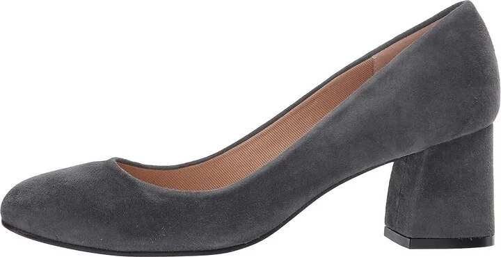 French Sole Trance Women's Flat Shoes Dark Grey Suede : 6 M - Image 7