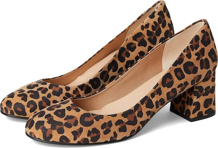 French Sole Trance Women's Flat Shoes Leopard : 11 M, Suede