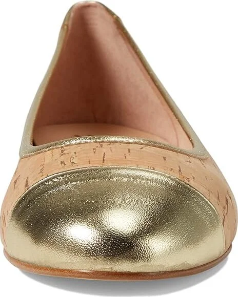 French Sole Venice Women's Shoes Natural/Platino Cork/Nappa : 8.5 M, Nappa/Synthetic - Image 2