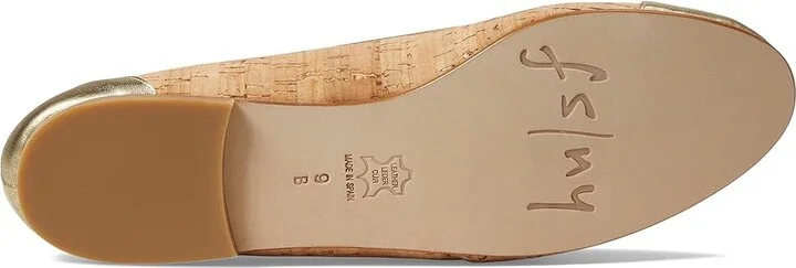 French Sole Venice Women's Shoes Natural/Platino Cork/Nappa : 8.5 M, Nappa/Synthetic - Image 3
