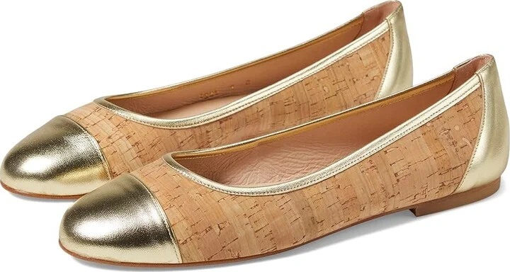 French Sole Venice Women's Shoes Natural/Platino Cork/Nappa : 8.5 M, Nappa/Synthetic