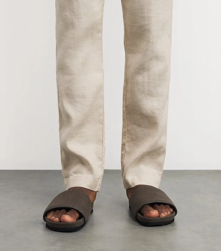 Frescobol Carioca Linen Renato Slides - Image 2