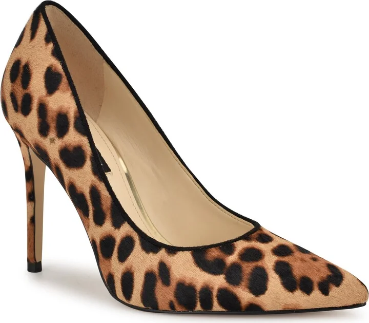 Fresh Genuine Calf Hair Pointed Toe Pump