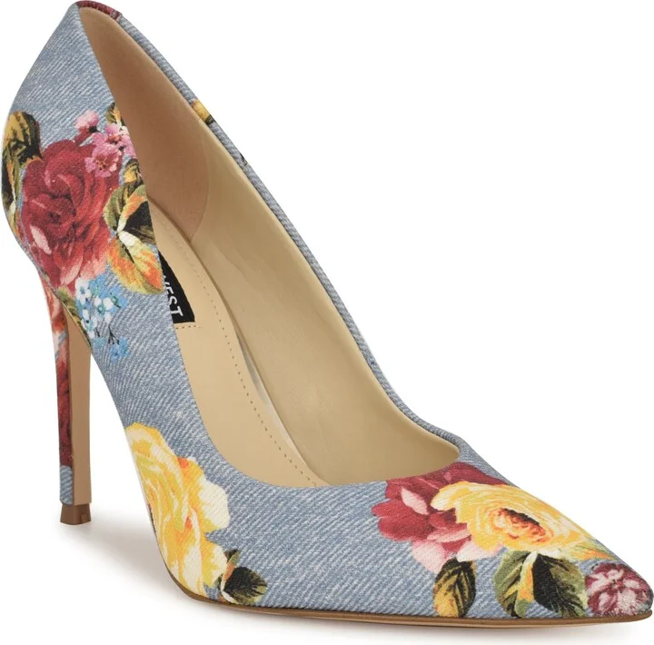 Medium Blue Floral