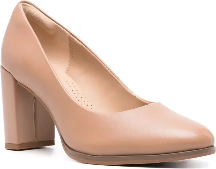 Freva 85mm leather pumps - Image 2