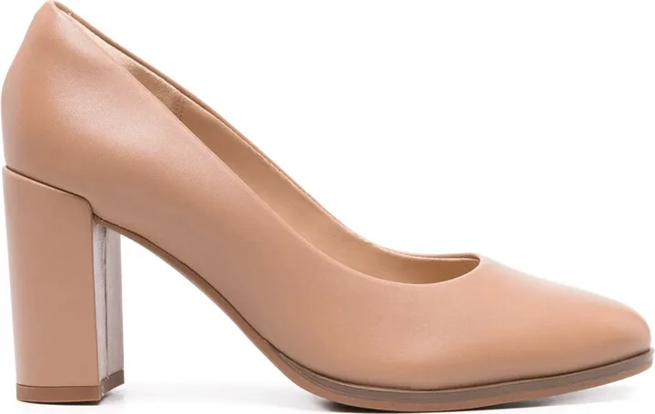 Freva 85mm leather pumps