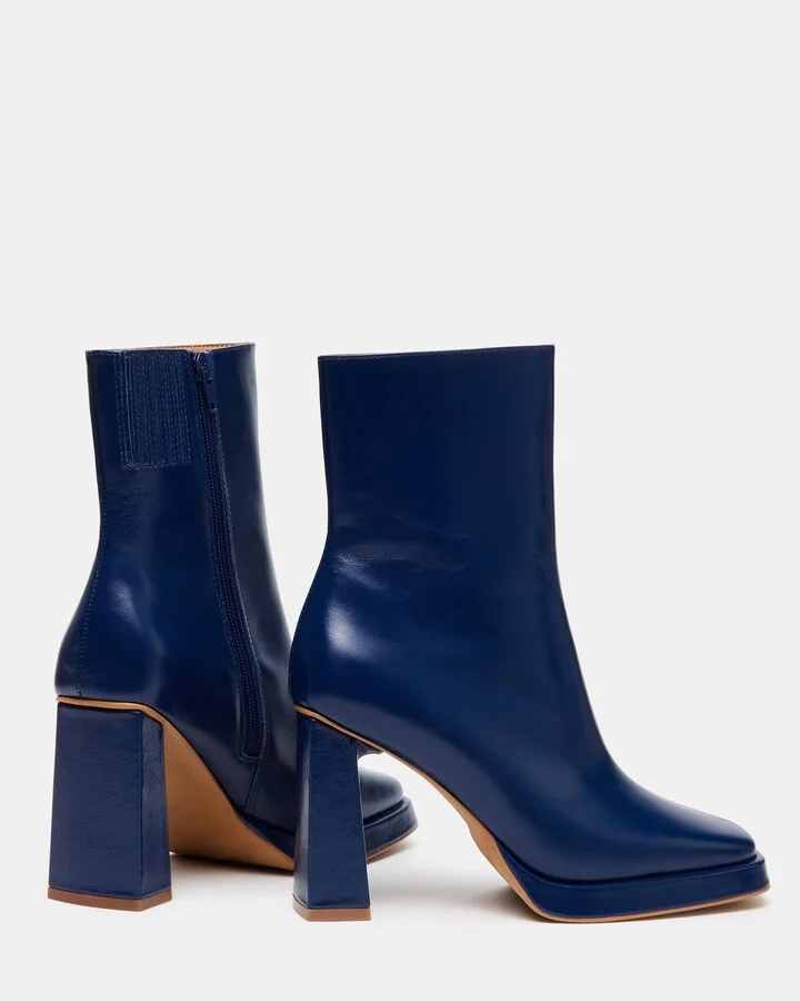 Freya Navy Leather - Image 4