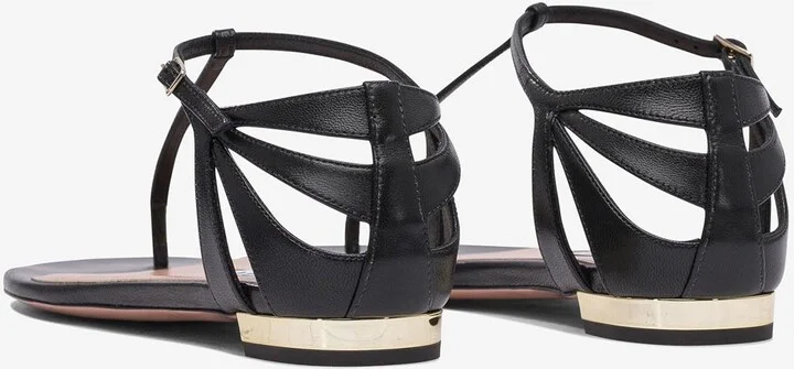 Frida Leather Thong Sandals - Image 3