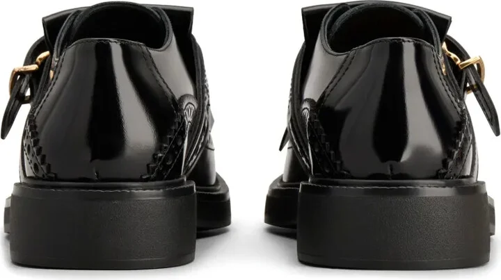 Fringe-Detail Leather Loafers - Image 3