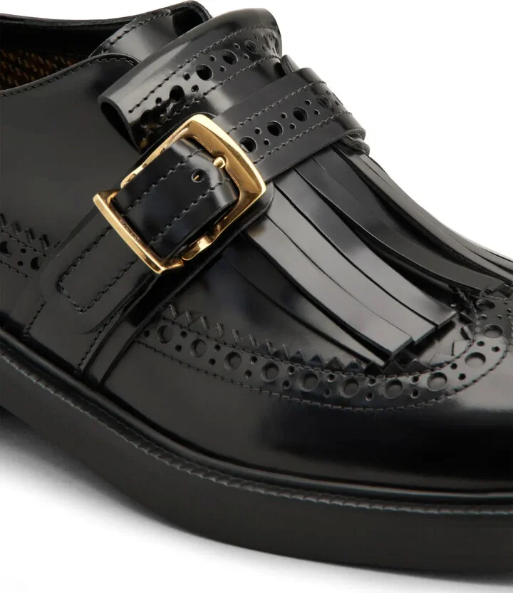 Fringe-Detail Leather Loafers - Image 5