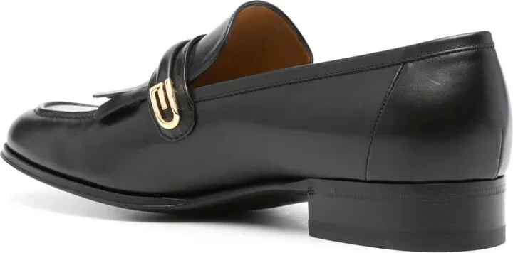 Fringe-Detail Leather Loafers - Image 3