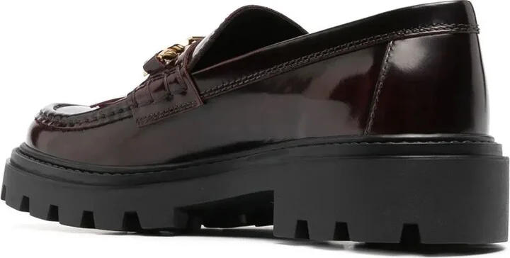 Fringe-Detail Leather Loafers - Image 3