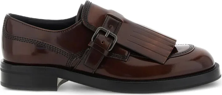 Fringe-Detail Monk Shoes