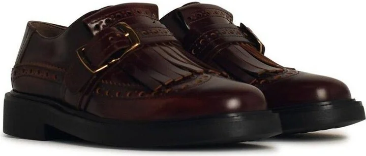 Fringe-detail Perforated Loafers - Image 3