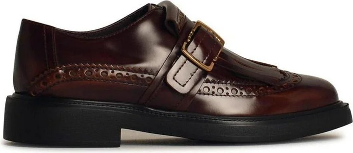 Fringe-detail Perforated Loafers