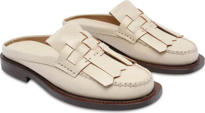 Fringe Detailing Mules - Image 2