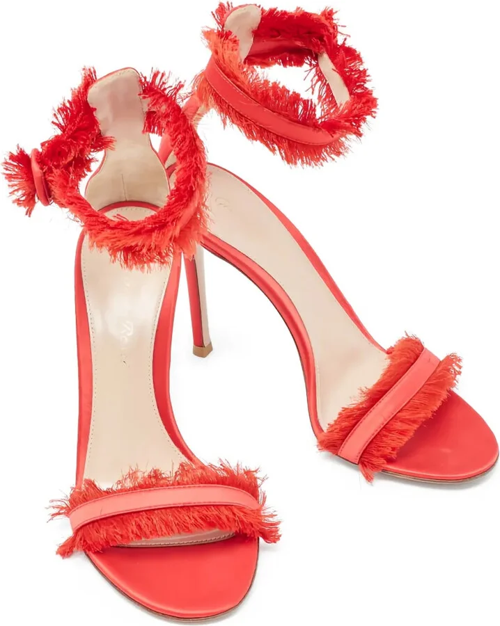 Fringe-Embellished Stiletto Heels - Image 3