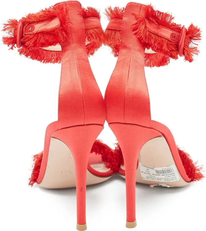 Fringe-Embellished Stiletto Heels - Image 4