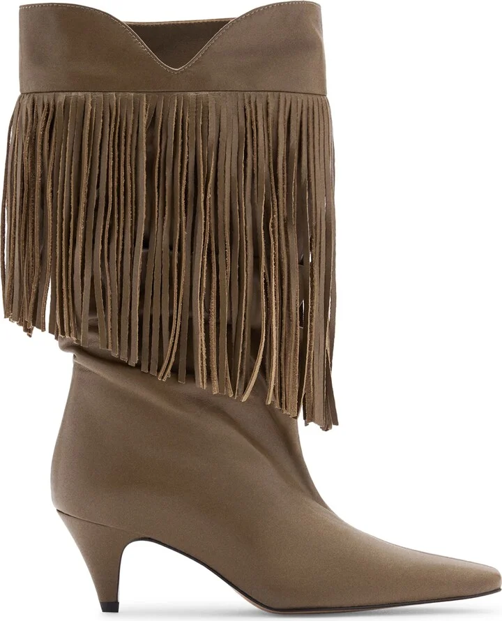Fringe Kitten Heel Bootie - Image 2