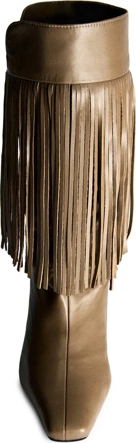 Fringe Kitten Heel Bootie - Image 3
