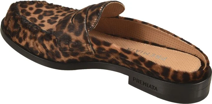 Fringe Leopard Print Mules - Image 3