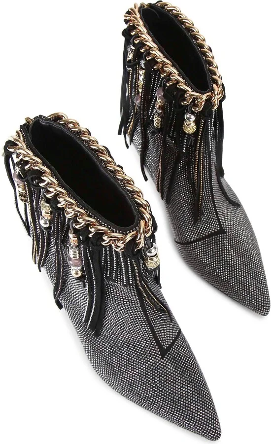 Fringe Pointed Toe Boot - Image 3