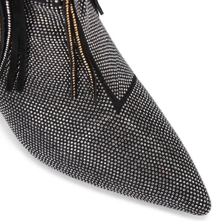 Fringe Pointed Toe Boot - Image 5