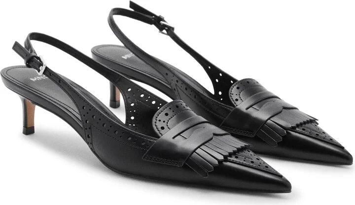 Fringe Slingback Pump