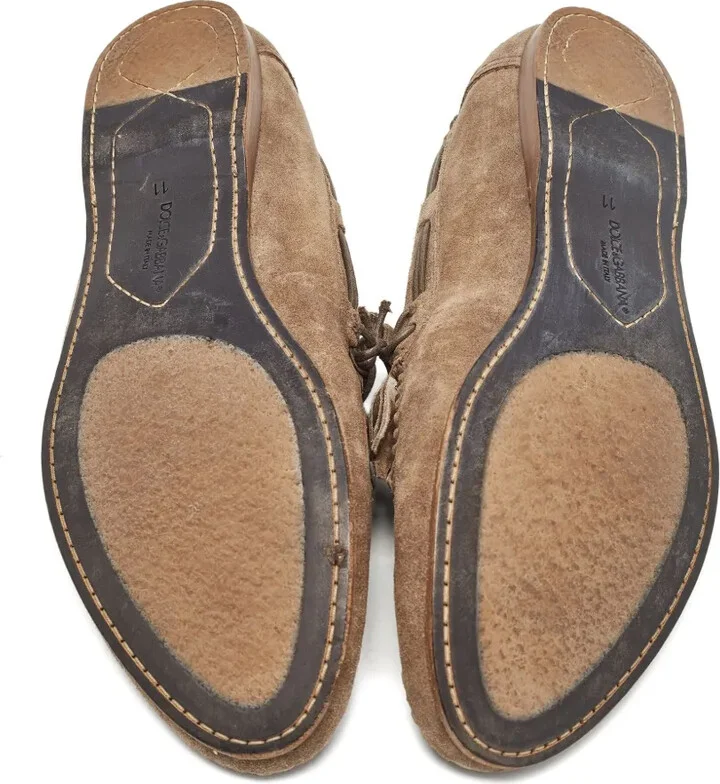 Fringe Suede Loafers - Image 5