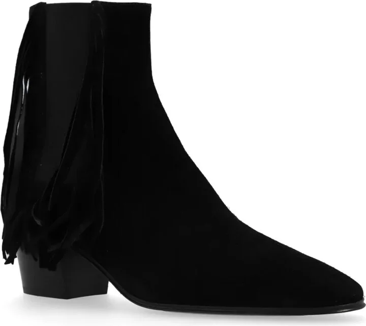 Fringed Ankle Boots - Image 4