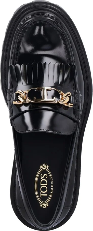 Fringed Detail Loafers - Image 5