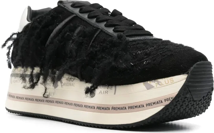 Fringed-Detailed Sneakers - Image 2