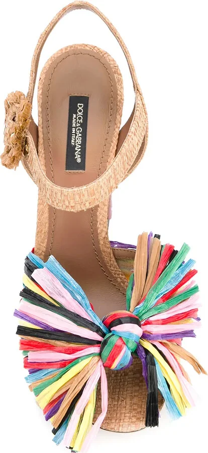 Fringed Embellished Sandals - Image 4
