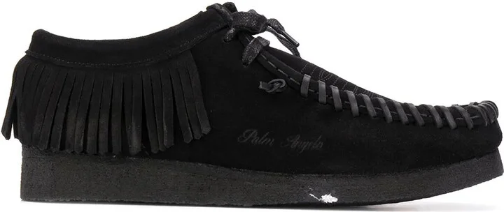 Fringed Lace-Up Shoes