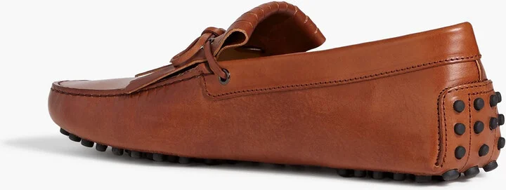 Fringed leather driving shoes - Image 3
