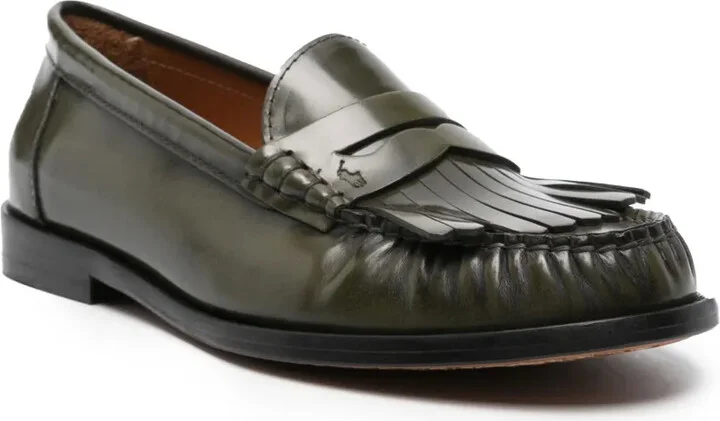 Fringed Leather Loafers - Image 2