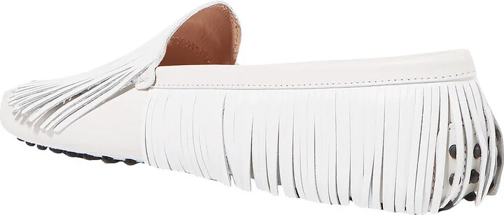 Fringed leather loafers - Image 4